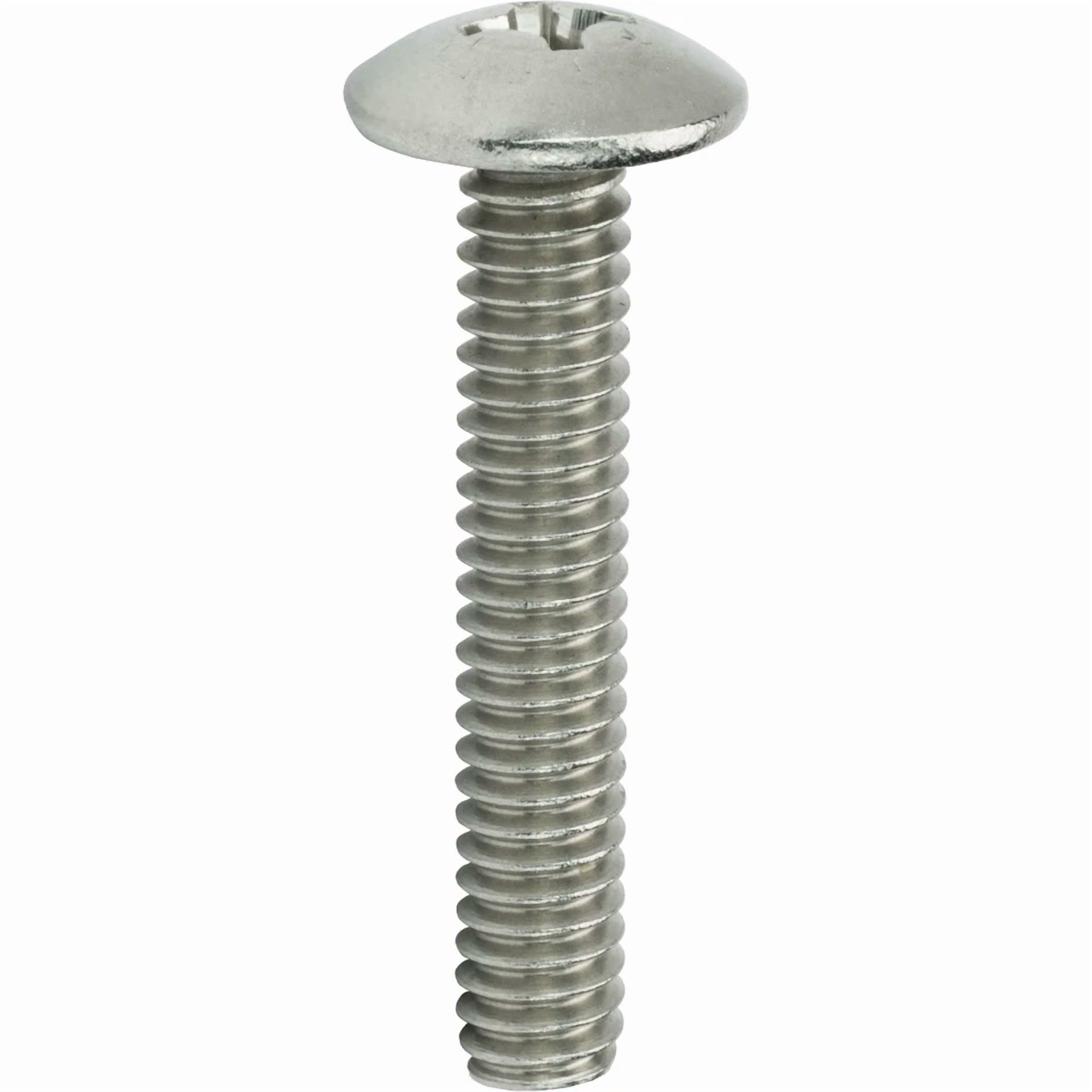 YANI 10-32 x 1/4 Phillips Truss Head Machine Screws Stainless Steel 18-8 (100 Pack) zv9ke
