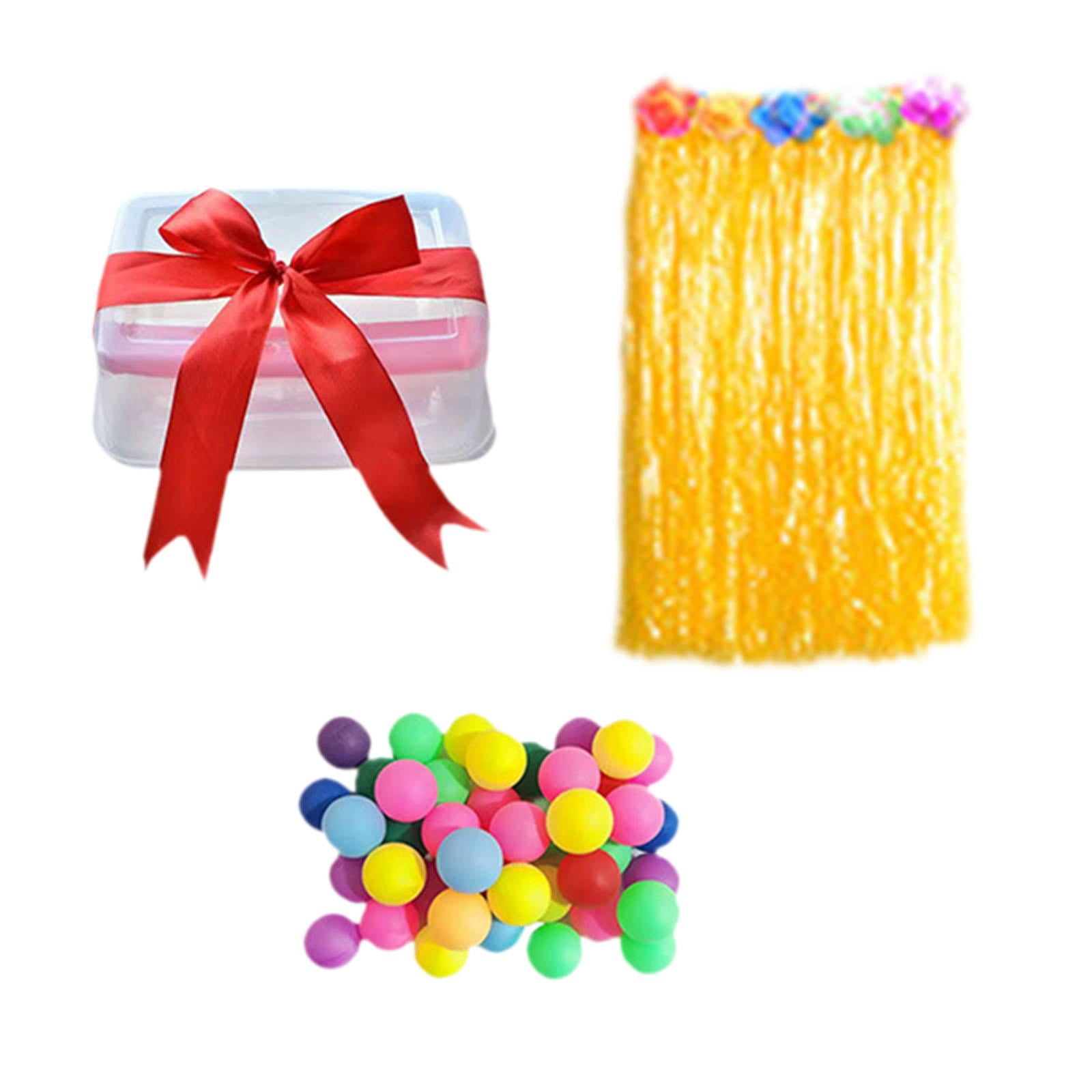 Almencla Shaking Ball Game Set Interactive Backyard Activity Toy for Kids and Adults (30 Balls, 98.43 in Ribbon) svaka