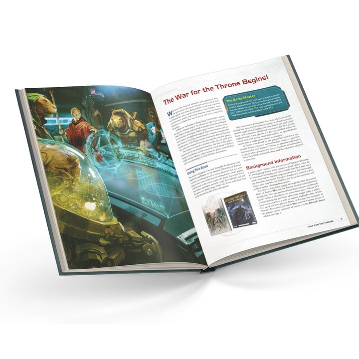 Asmodee Twilight Imperium War for the Throne Roleplaying Game Adventure Book (128 pages) mdli7