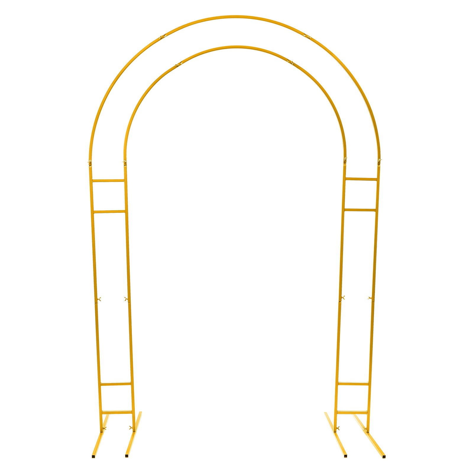 Generic Metal Wedding Arch Stand (Double-Tube, 7.2 ft) 64fpb