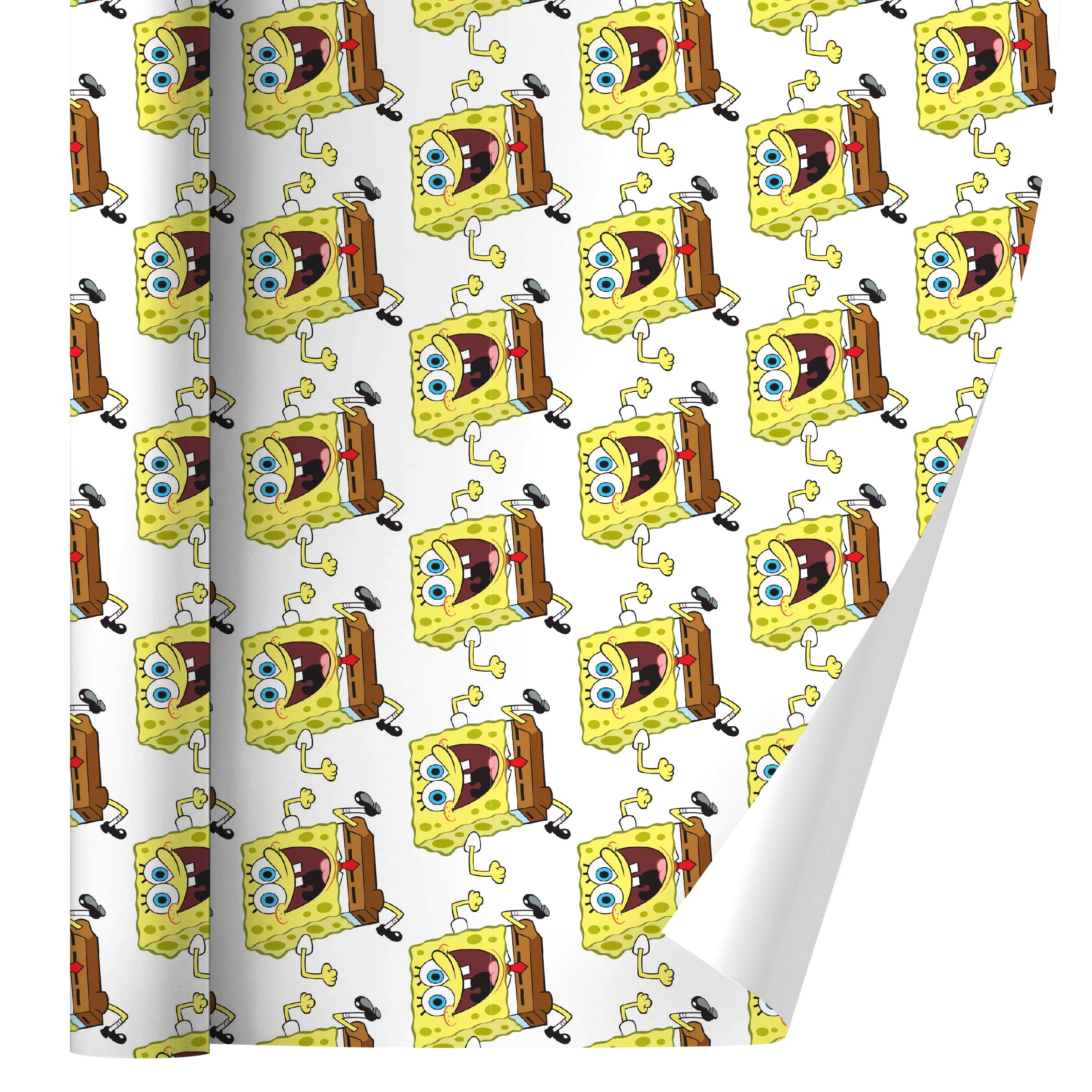 Graphics and More SpongeBob SquarePants Gift Wrap Wrapping Paper (30 in x 72 in) 8hzy8