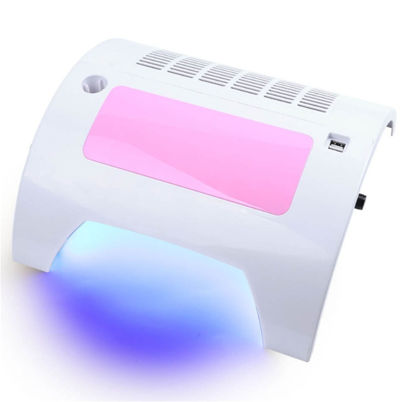 Momo Multifunctional Nail Manicure Station with UV LED Lamp, Electric Drill, and Dust Collector (White, 1 Unit) 6at82