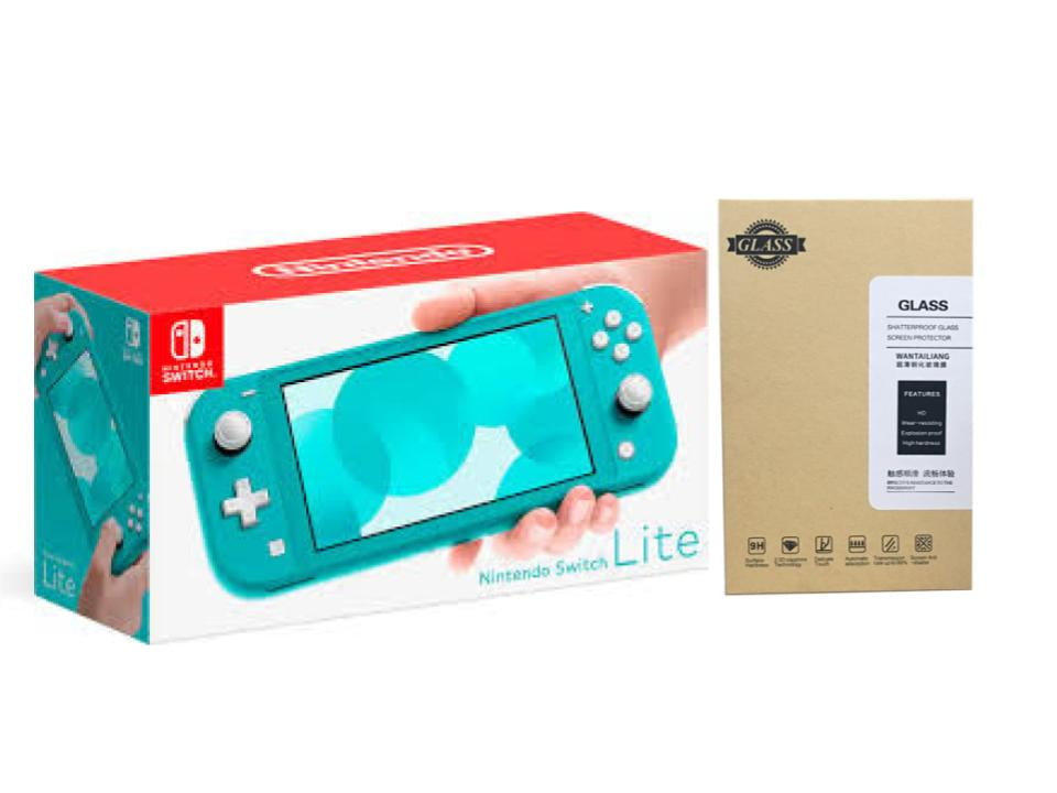 Nintendo Switch Lite Handheld Gaming Console (Turquoise, 1 Pack) cziwh