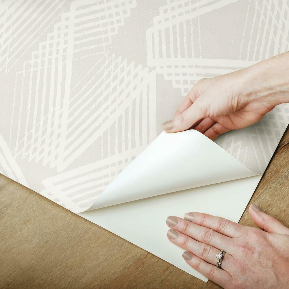 RoomMates Acceleration Peel and Stick Wallpaper (Grey, 20.5 in x 16.5 ft) m2t8m