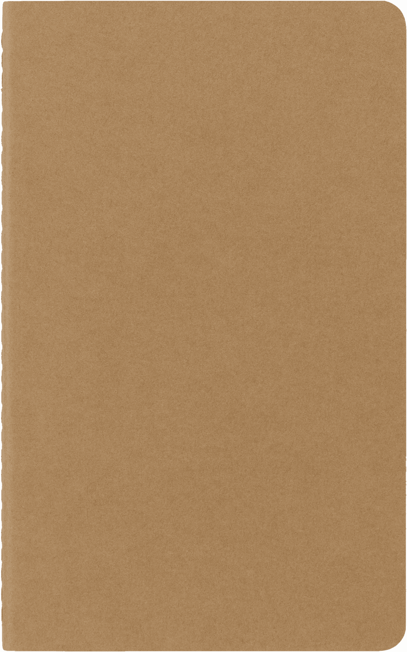 Moleskine Cahier Journal Set, Ruled Notebooks with Flexible Cardboard Cover (Kraft Brown, 5 in x 8.25 in, 3 Pack) d171w