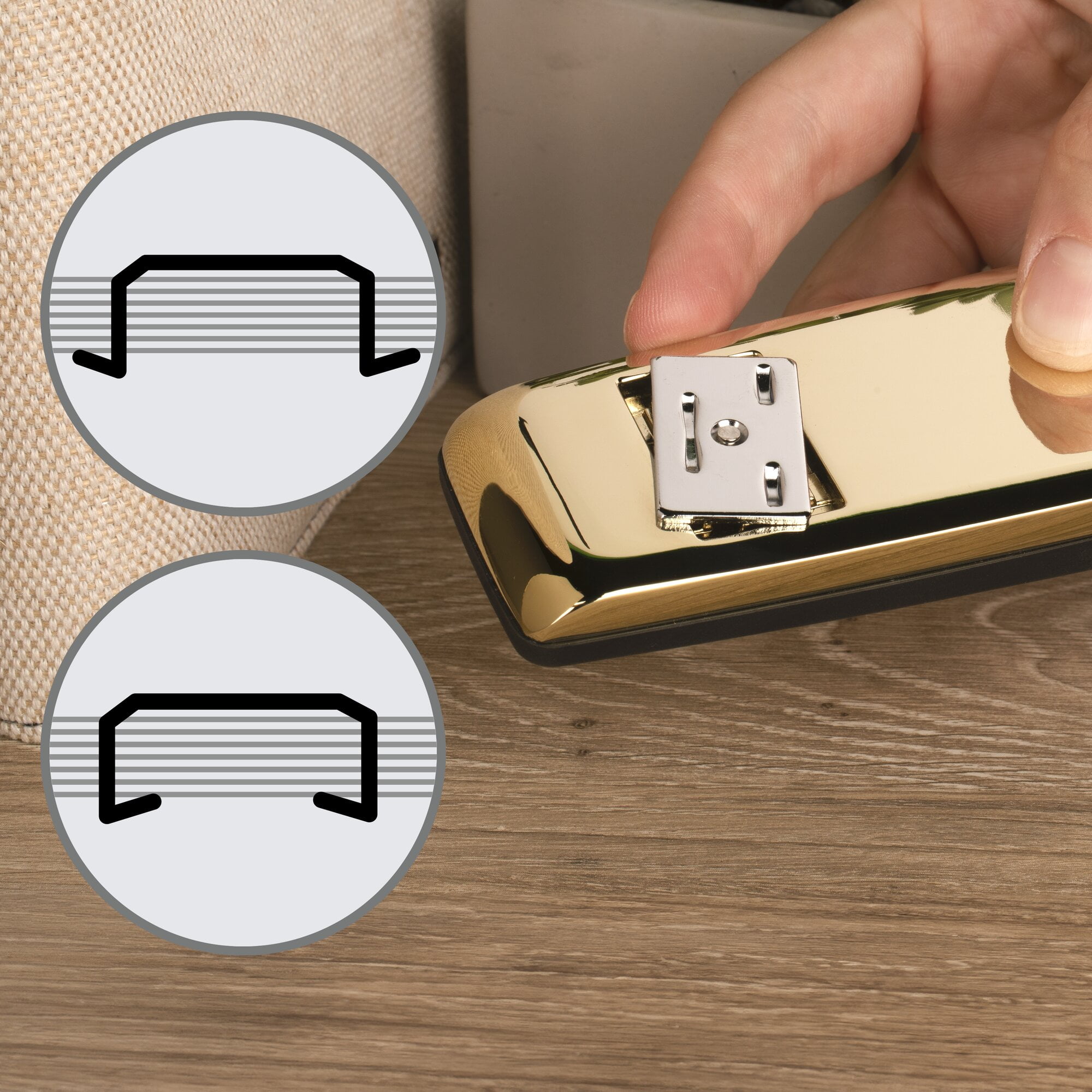Swingline 747 Business Desktop Stapler (Gold Metallic, 30 Sheet Capacity) bancy