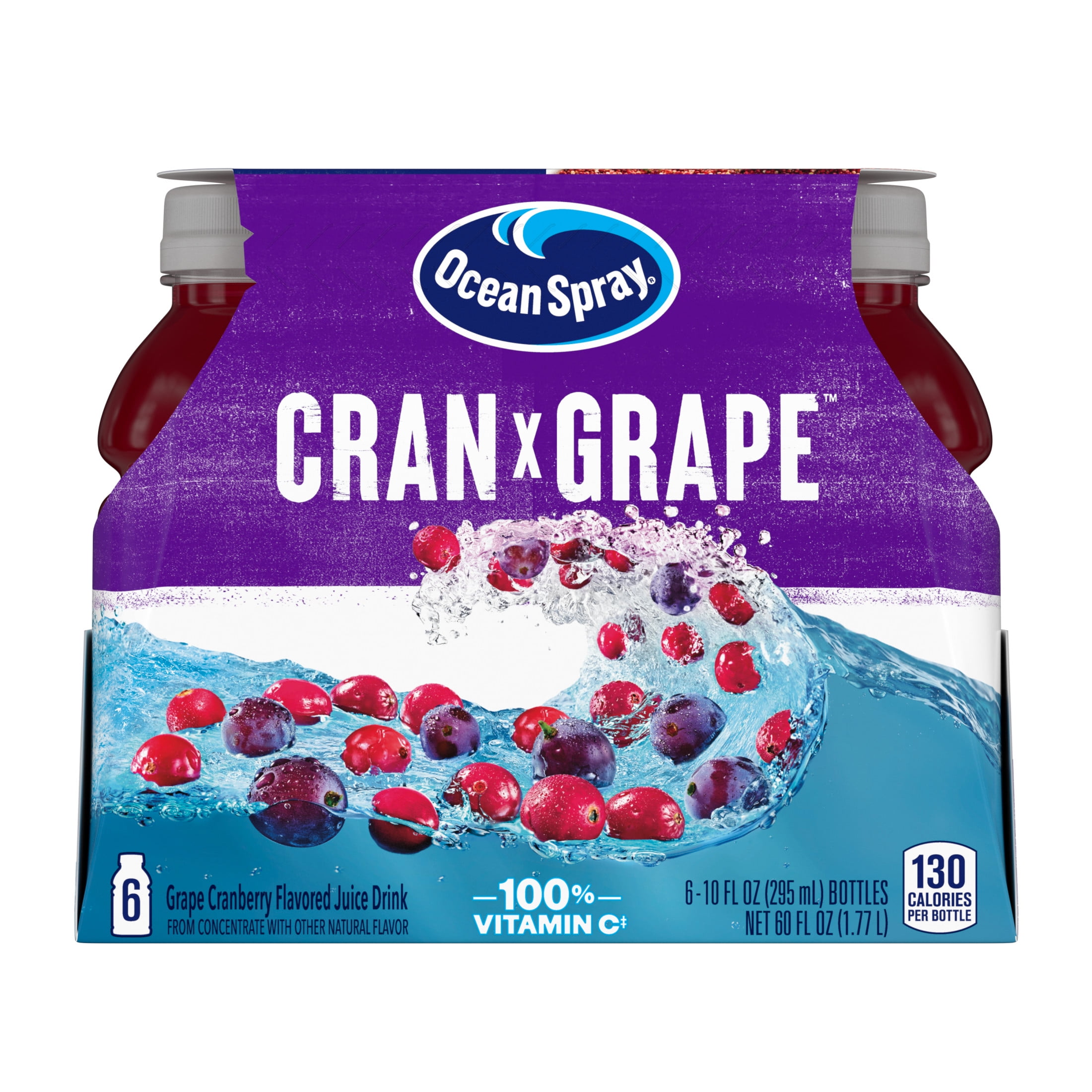 Ocean Spray Cran-Grape Cranberry Grape Juice Drink (6 Pack, 10 fl oz) ebims