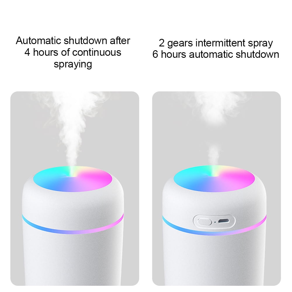 OUTAD Ultrasonic Aromatherapy Essential Oil Diffuser and Quiet Air Humidifier (White, 10.14 fl oz) chcwd