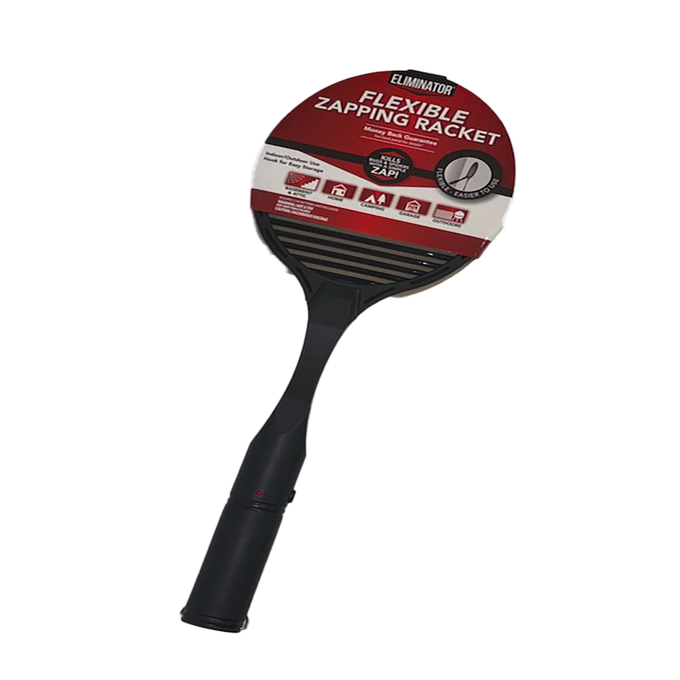 Eliminator Flexible Bug Zapping Racket (Black, 1 Pack) 8mx6y