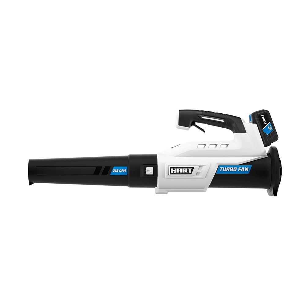 HART 20V Cordless Turbo Fan Leaf Blower (4.0Ah Lithium-Ion Battery, 1 Pack) 5l2st