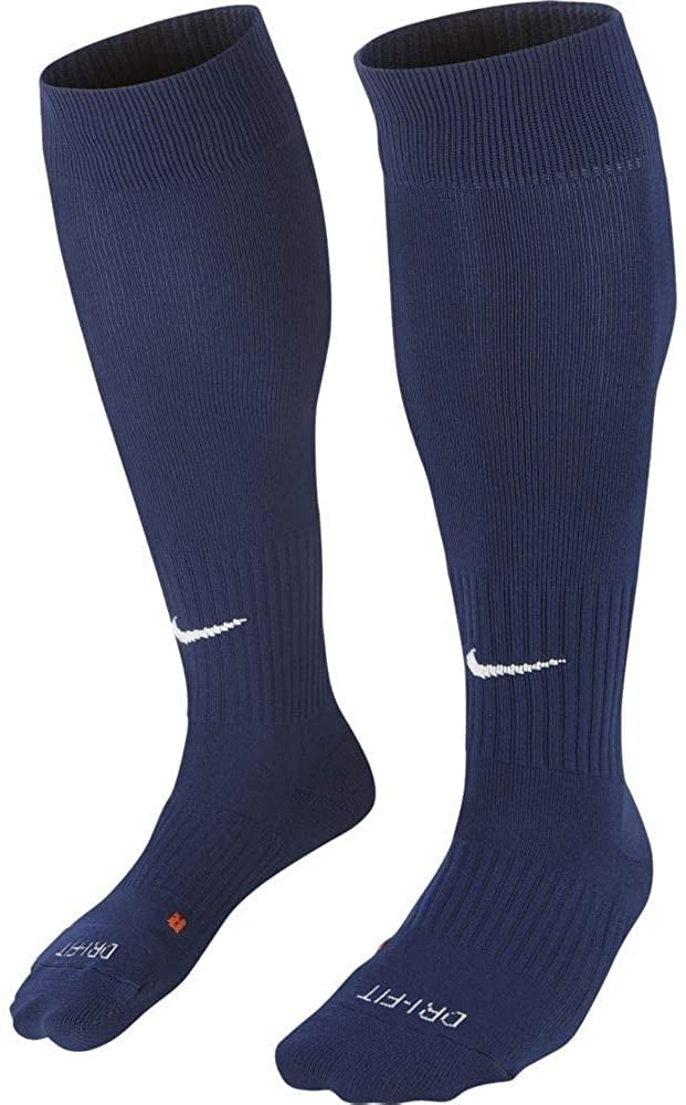Nike Classic II Cushion Over-the-Calf Football Socks (Midnight Navy/White, Large) s0vu7