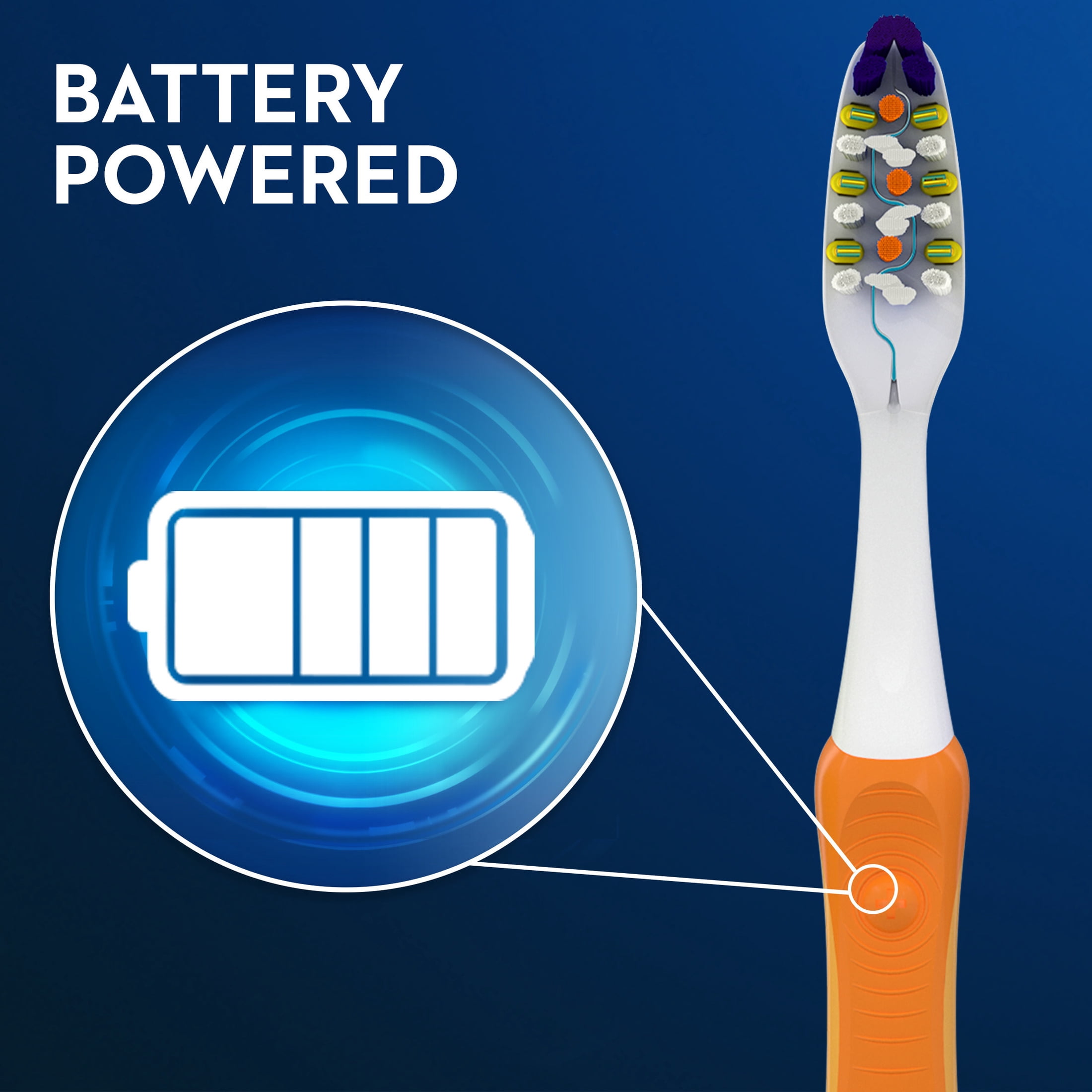 Oral-B Pulsar Expert Clean Battery Powered Toothbrush, Soft Bristles (4 Count) p914c