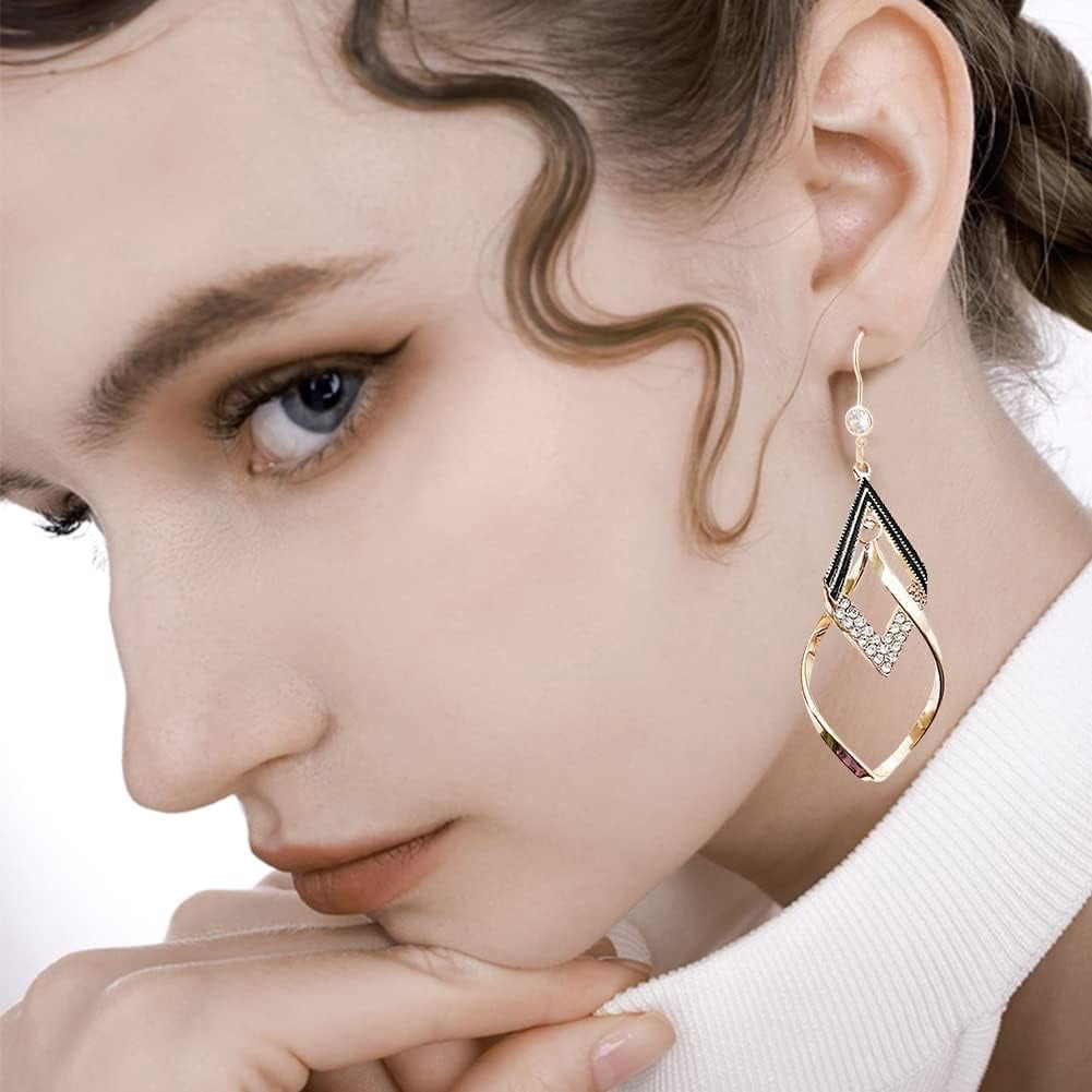 Globleland 18K Gold Plated Earring Hooks with Cubic Zirconia and Ear Nuts (Gold, 42 Piece Set) 0fqen