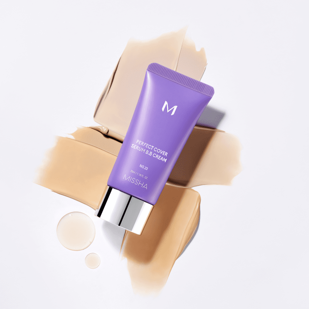 Missha M Perfect Cover Serum BB Cream (Light Beige, 1.18 fl oz) wmkn9