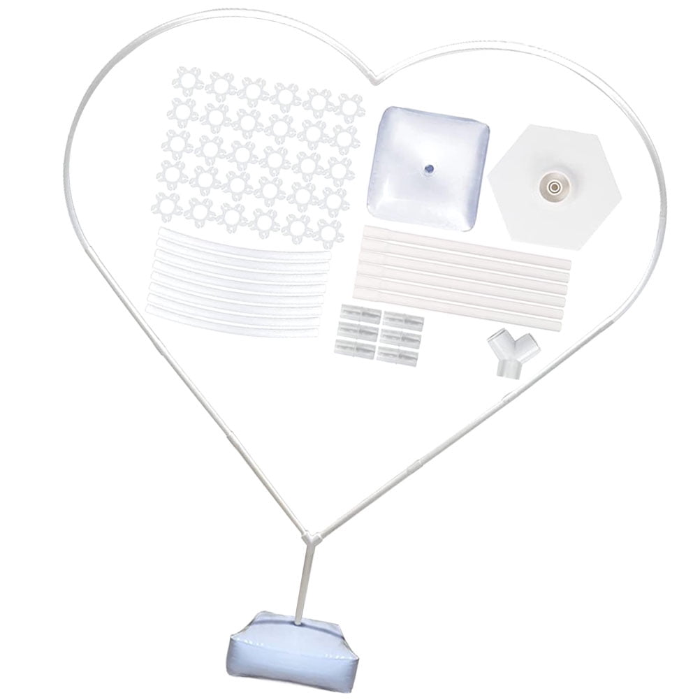 Mobutofu Heart Balloon Arch Kit with Base for Wedding Party Decor (1 Set) ogapq