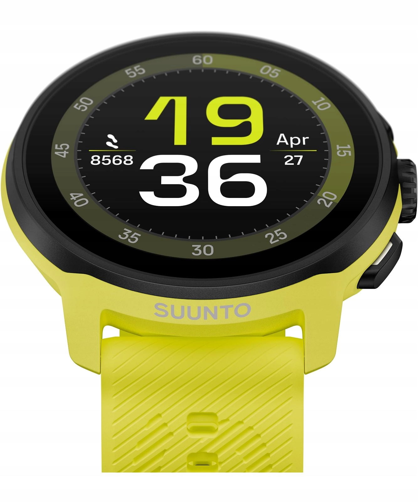 Suunto Run GPS Sports Watch with AMOLED Touchscreen and Silicone Strap (Lime, One Size) l1up8