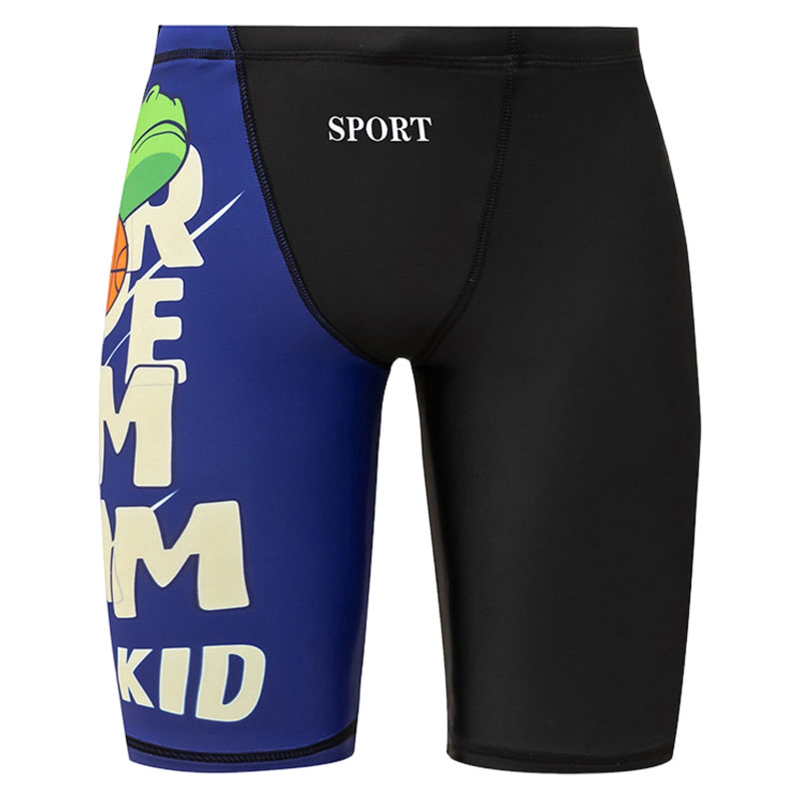 Cathalem Boys Swim Trunks Quick-Dry Beach Shorts Stretchy Summer Bathing Suit (Light Green, 11-12 Years) 23gdv