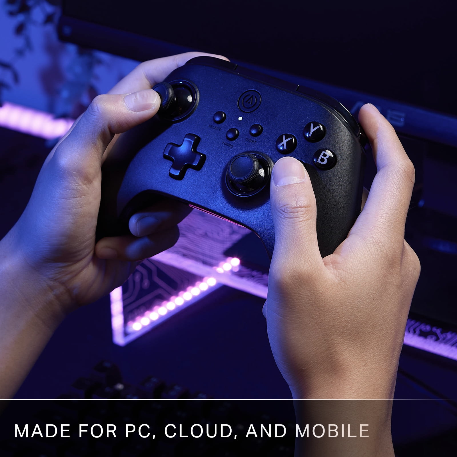 PowerA OPS v1 Wireless Controller for PC and Cloud Gaming (Black, 1 Count) 8ucmy