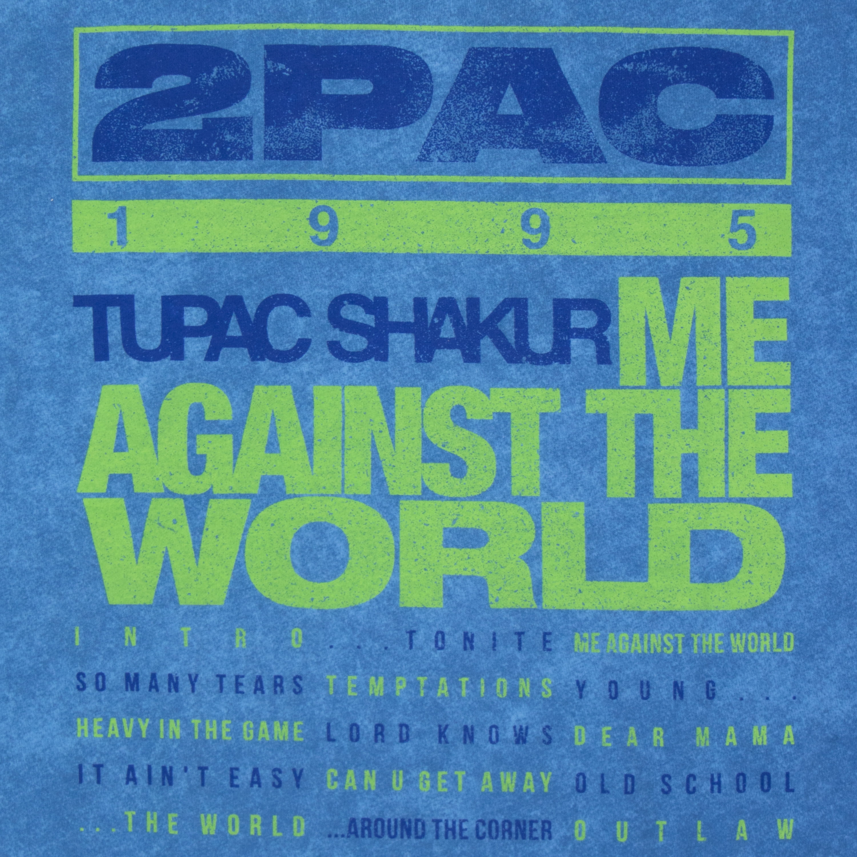 2PAC Boys Music Tour Graphic T-Shirt (Blue, Size 18) jujb8