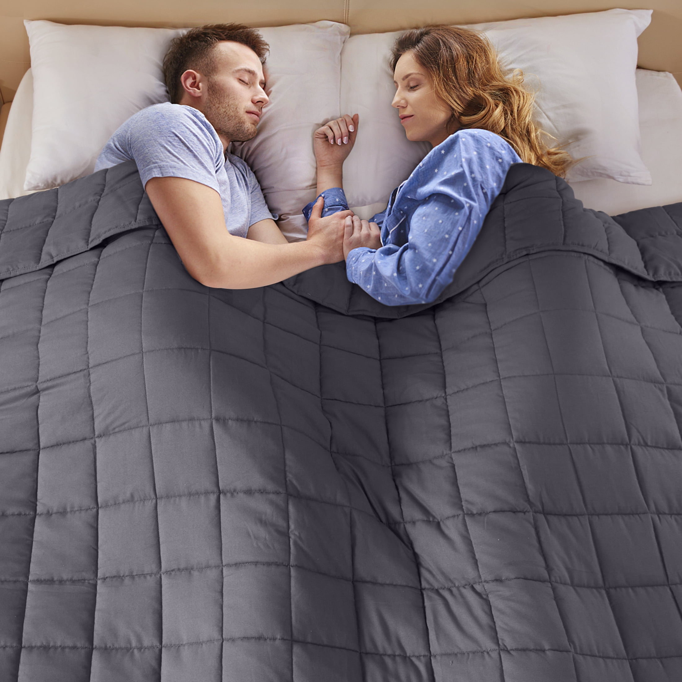 Teler Weighted Blanket for Adults, Cooling Breathable Heavy Blanket for Sleep and Relaxation (Grey, 20 lb, 60 in x 80 in) k9hvh