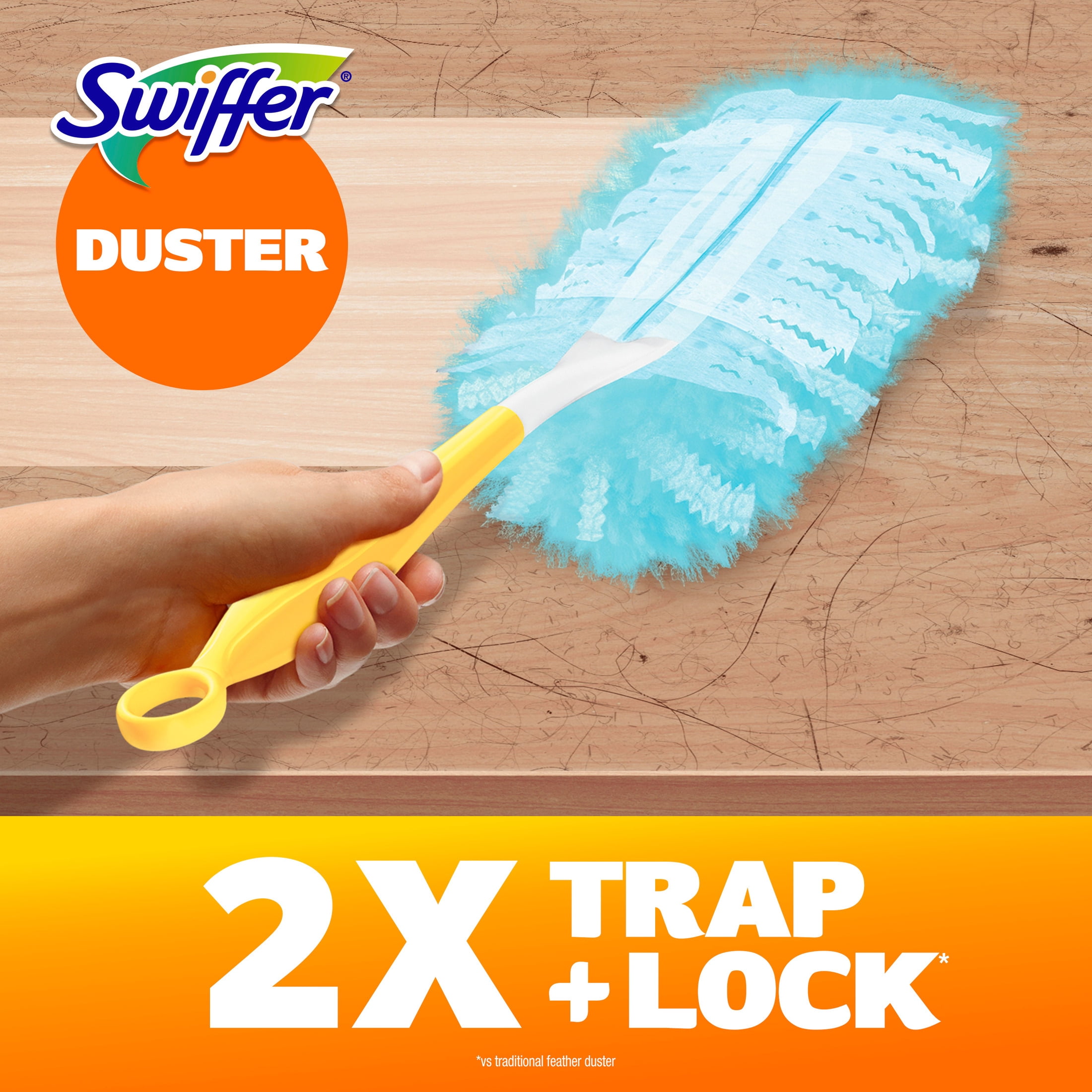 Swiffer Duster Refills, Unscented, Dust Trapping Cleaning Cloths (18 Count) b9o9l