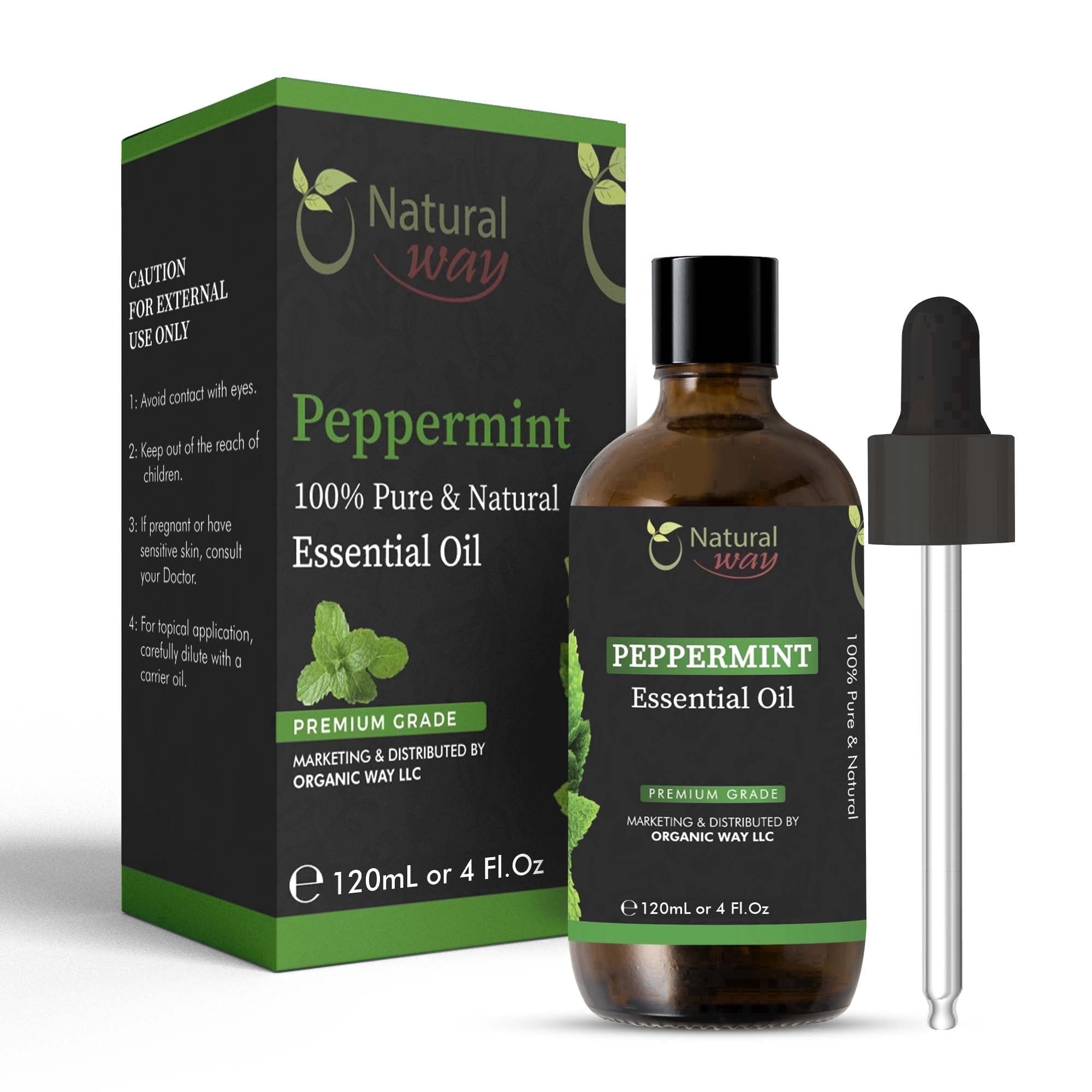 Organic Way Peppermint Essential Oil (1 fl oz) yv7xc