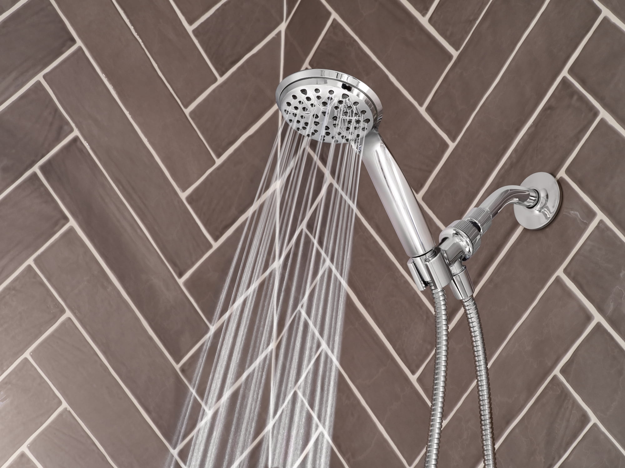 Moen Attune 6-Mode Hand Held Shower Head with Kink-Free Hose (Chrome, 60 in) u0l3b