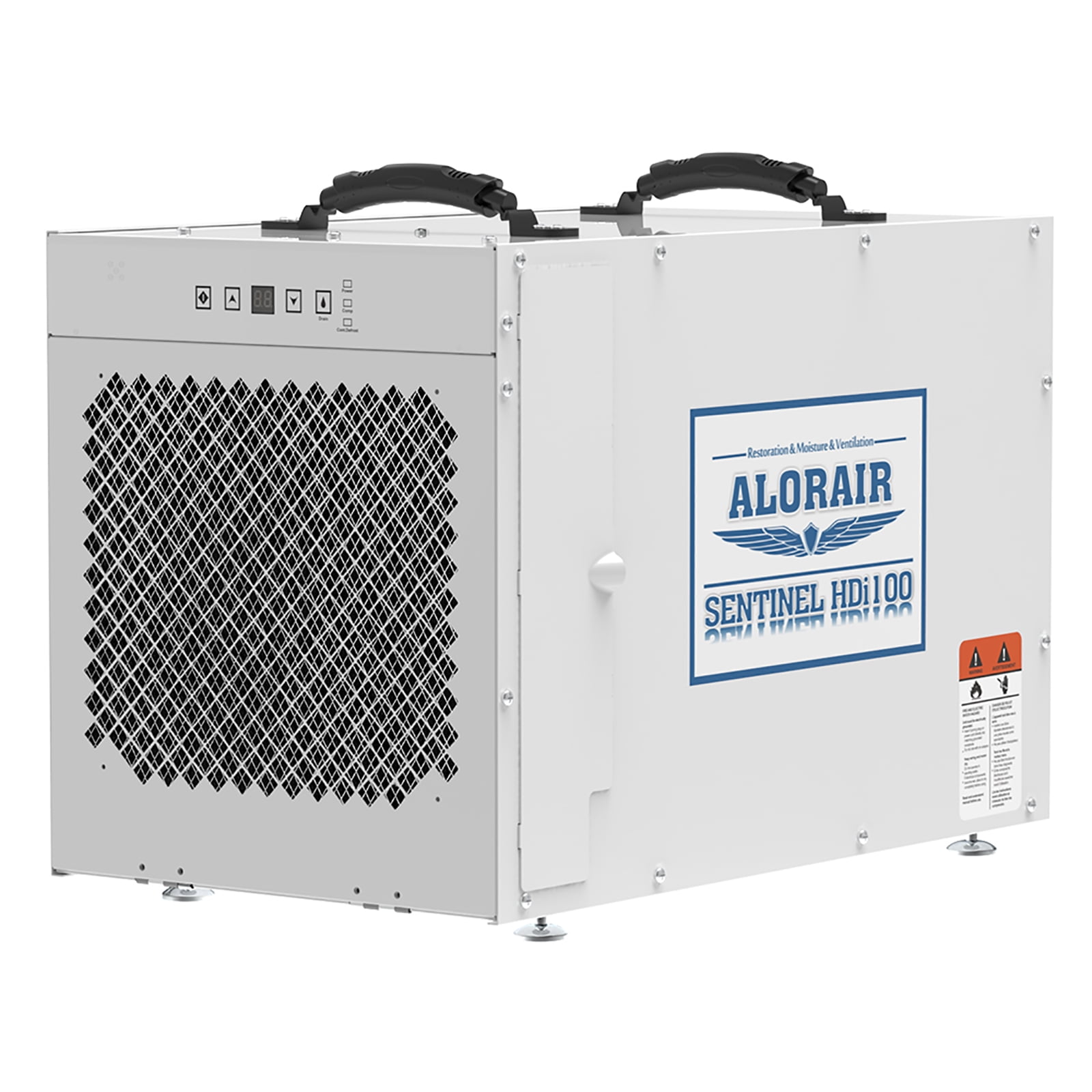 AlorAir Whole House Dehumidifier for Crawl Space and Basement with Heavy-Duty Condensate Pump (White, 220 Pints) kp1q7