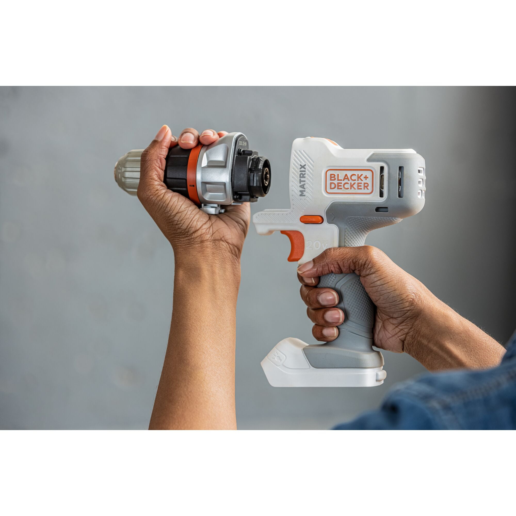 BLACK+DECKER 20V MAX MATRIX Cordless Drill Driver Kit (Black, 1 Kit) sqme8