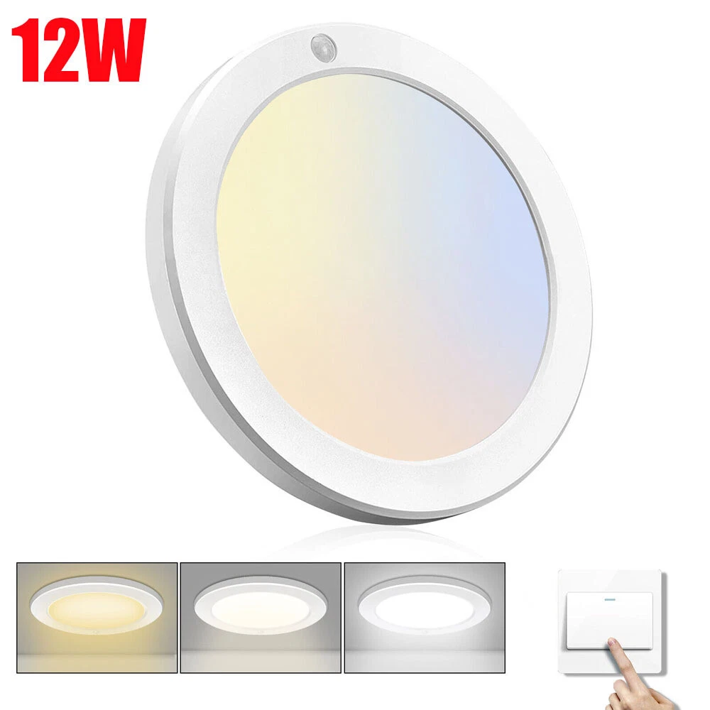 VAULT 12W LED Ceiling Down Light Flush Mount Fixture for Kitchen and Home (Dimmable, 6 in) nx180