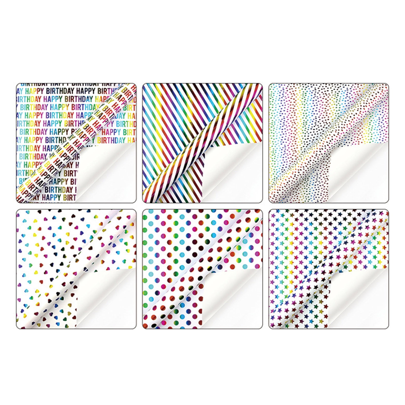 XMMSWDLA Wrapping Paper Roll (Gold Polka Dot, 17 in x 27.5 in) lbt23