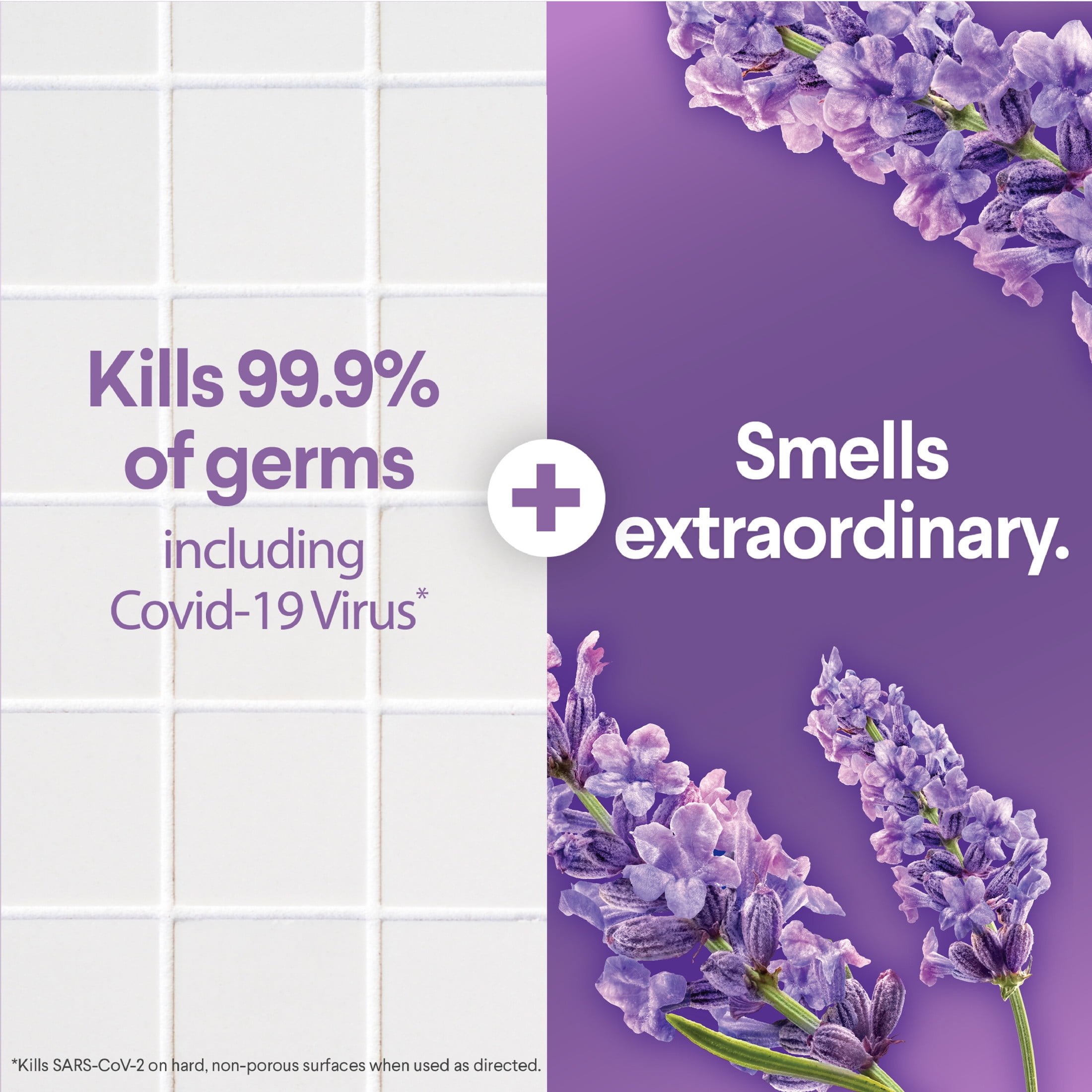 Clorox Scentiva Disinfecting Wipes, Lavender and Jasmine, Multi-Surface Cleaning (White, 75 Count) 2ttls