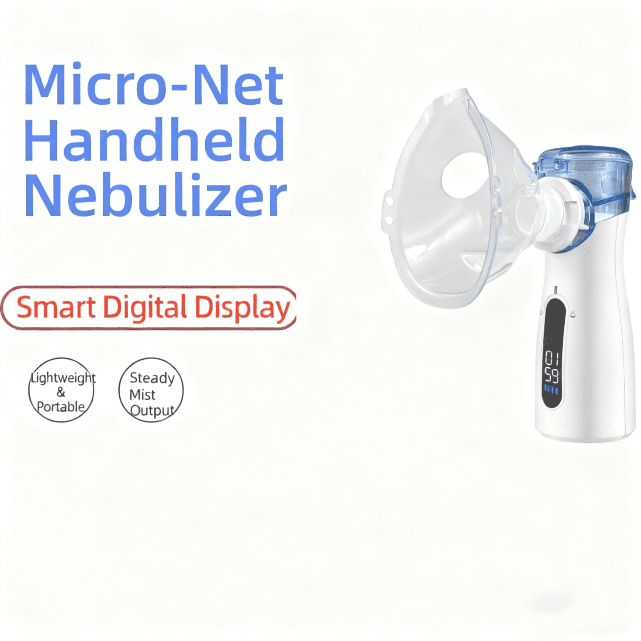 Ziqing Portable Personal Humidifier, Ultrasonic Cool Mist Desktop Device for Office, Bedroom, and Car (White, 10 fl oz) xspxh