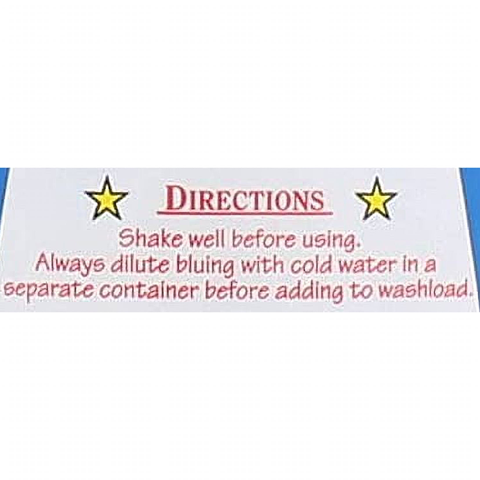 Mrs. Stewart's Liquid Bluing Fabric Whitener (8.0 fl oz, Pack of 3) seqh3