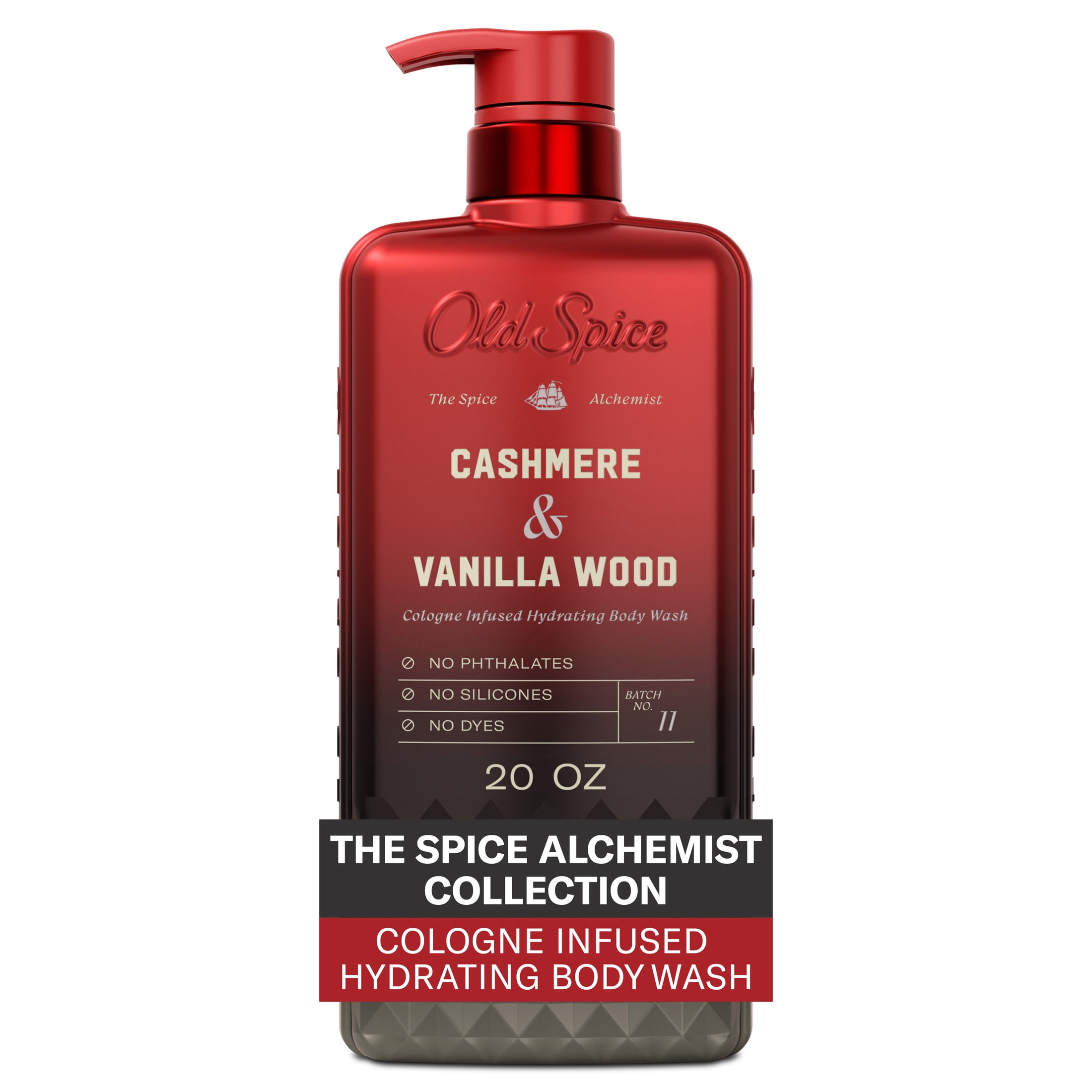Old Spice The Spice Alchemist Body Wash for Men, Cashmere and Vanilla Wood Scent (20 oz) 9rhr8
