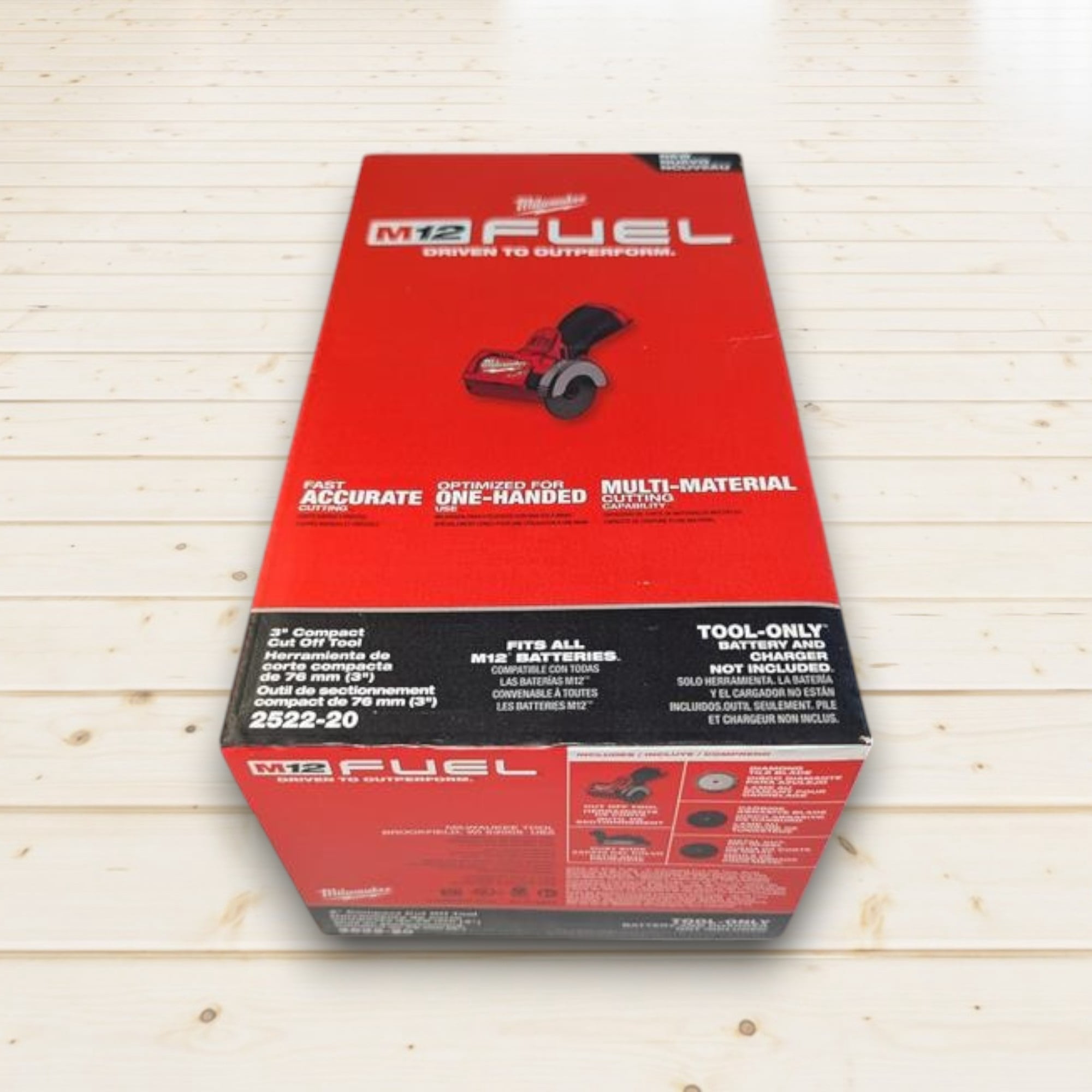 Milwaukee M12 FUEL 3 in Compact Cut Off Tool (Brushless, Multi-Material, Bare Tool) 5ow26 - Image 5