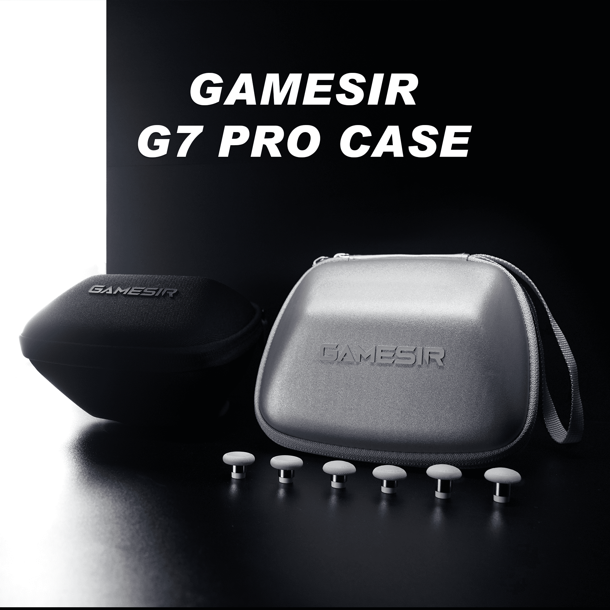 GameSir G7 Pro Controller Carrying Case with Swappable Thumbstick Set (Black) nr3s6