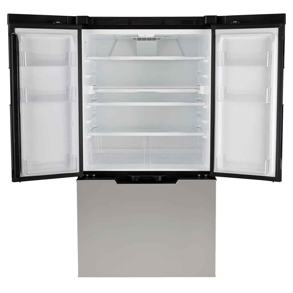 Norcold N15DCIMSS 15 cu. ft. DC Compressor Refrigerator with Ice Maker (Stainless Steel, 32.75 in W x 24 in D x 63.31 in H) fw1ad