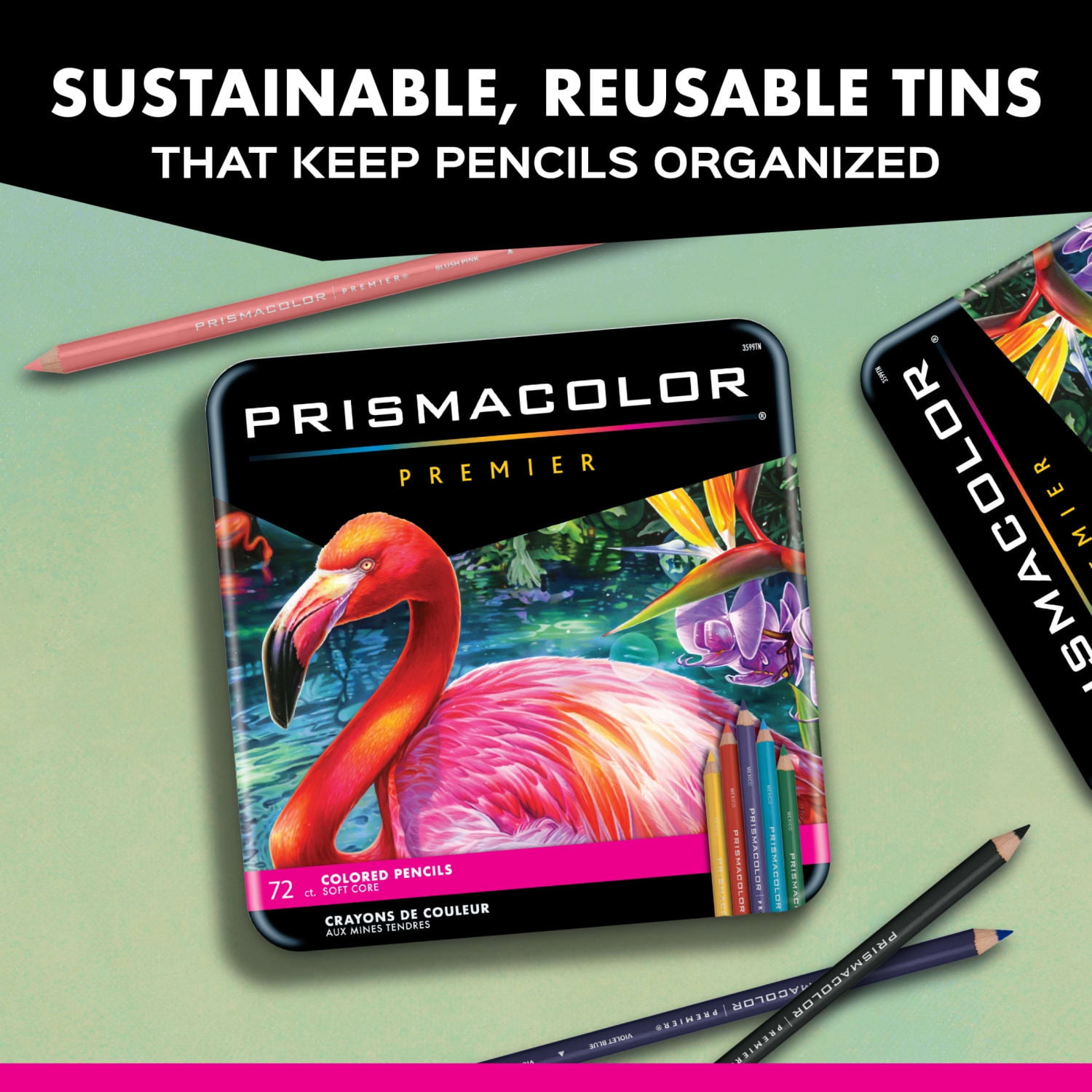 Prismacolor Premier Colored Pencils, Soft Core, Professional Artist Quality (24 Count) 3qmld