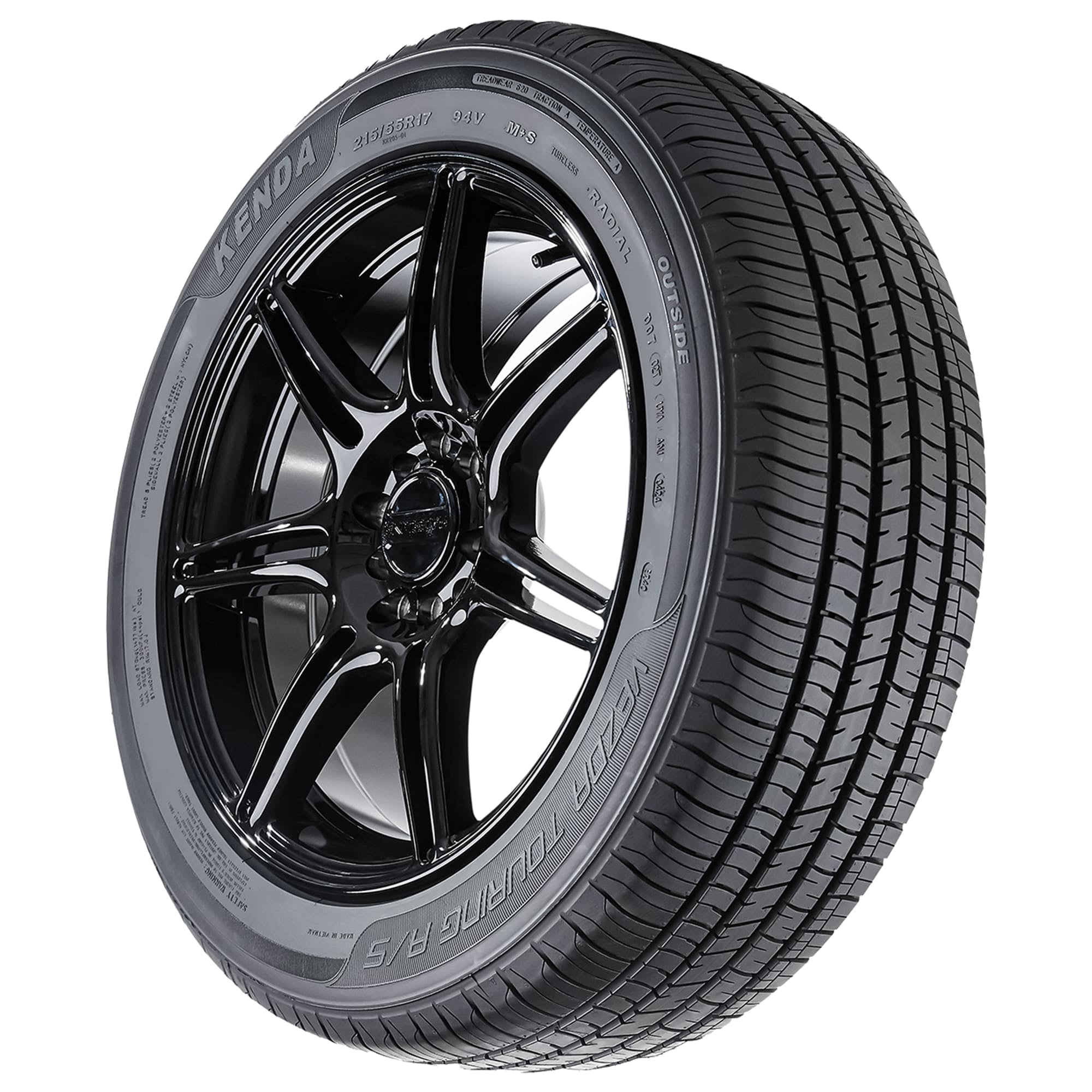 Kenda Vezda Touring A/S KR205 All Season Passenger Tire (Black, 235/45R18) 9wdef