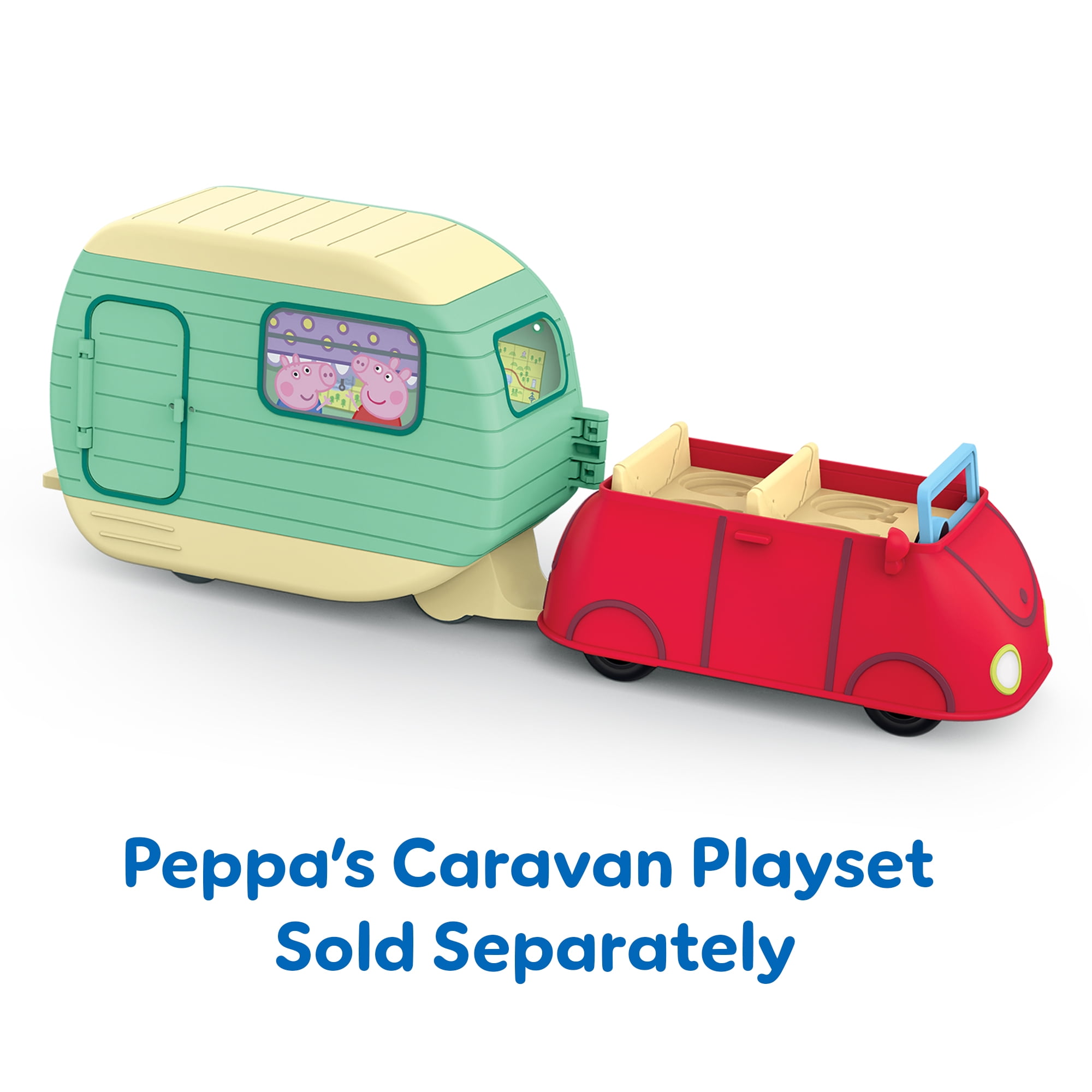 Peppa Pig Peppa’s Adventures Family Red Car Preschool Play Vehicle (Red, 1 Set) mmz95