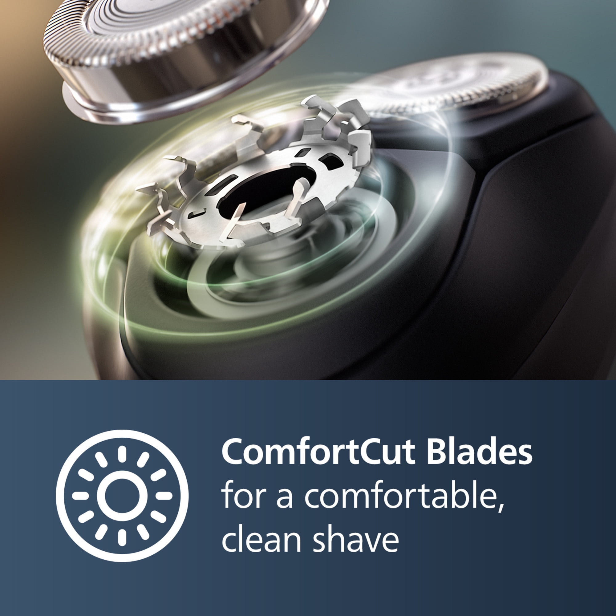 Philips Norelco Shaver 3600 Rechargeable Wet & Dry Electric Shaver with Pop-Up Trimmer (Black, 1 Count) 7s2y2