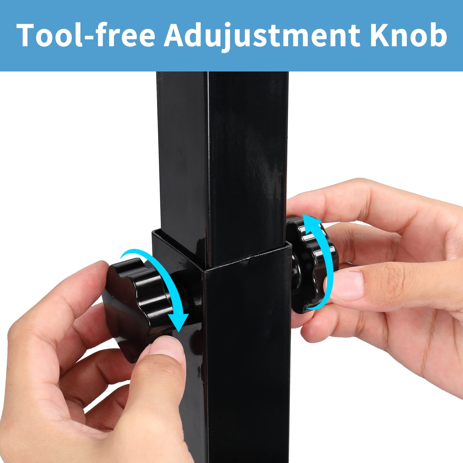 Ktaxon Portable Poolside Basketball Hoop, Adjustable Height Swimming Pool Goal (Black, 45 in - 53 in) 3avxu