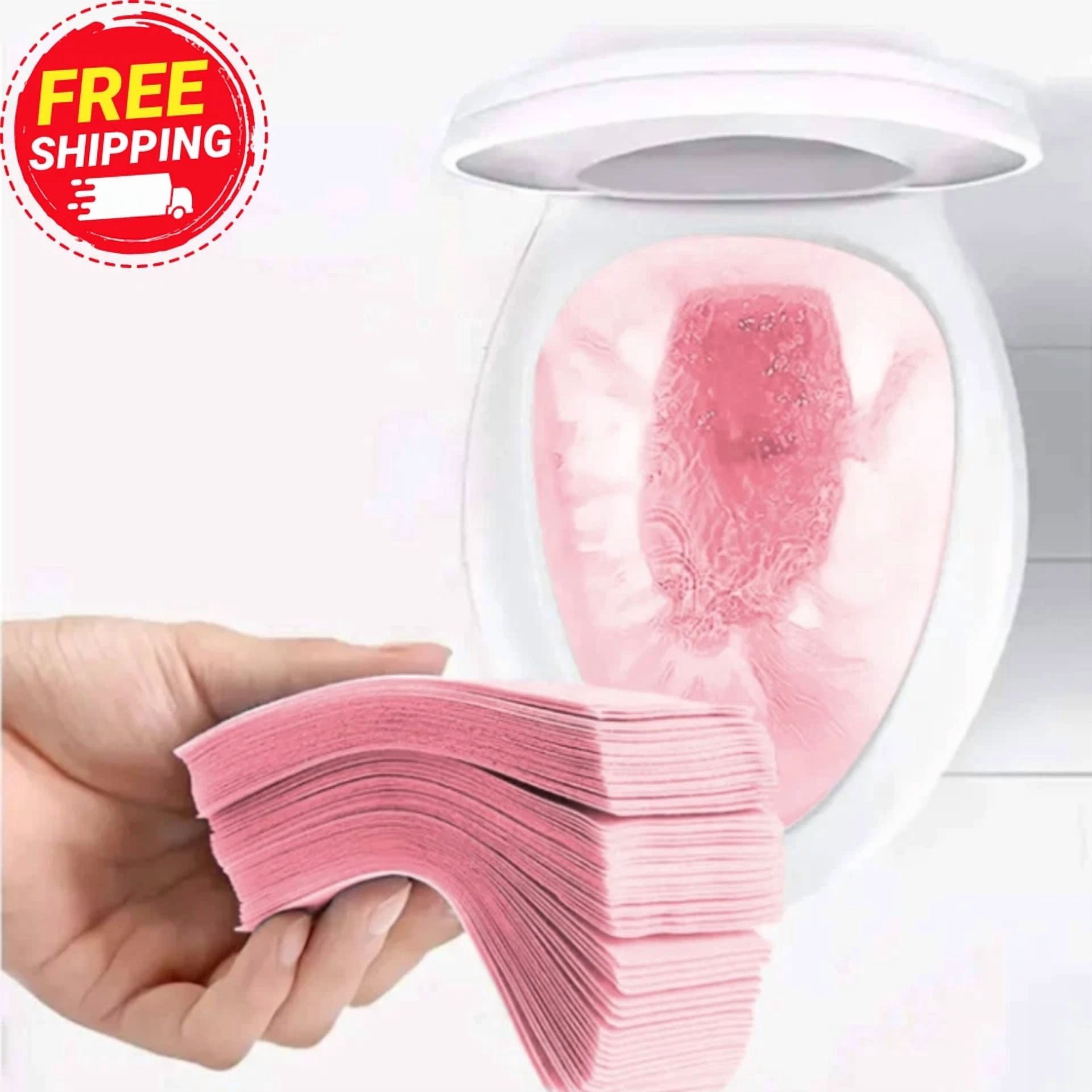 FLINT Toilet Cleaner Tablets Eco-Friendly Bathroom Deep Cleaning Tabs (30 Pack) cdk5d