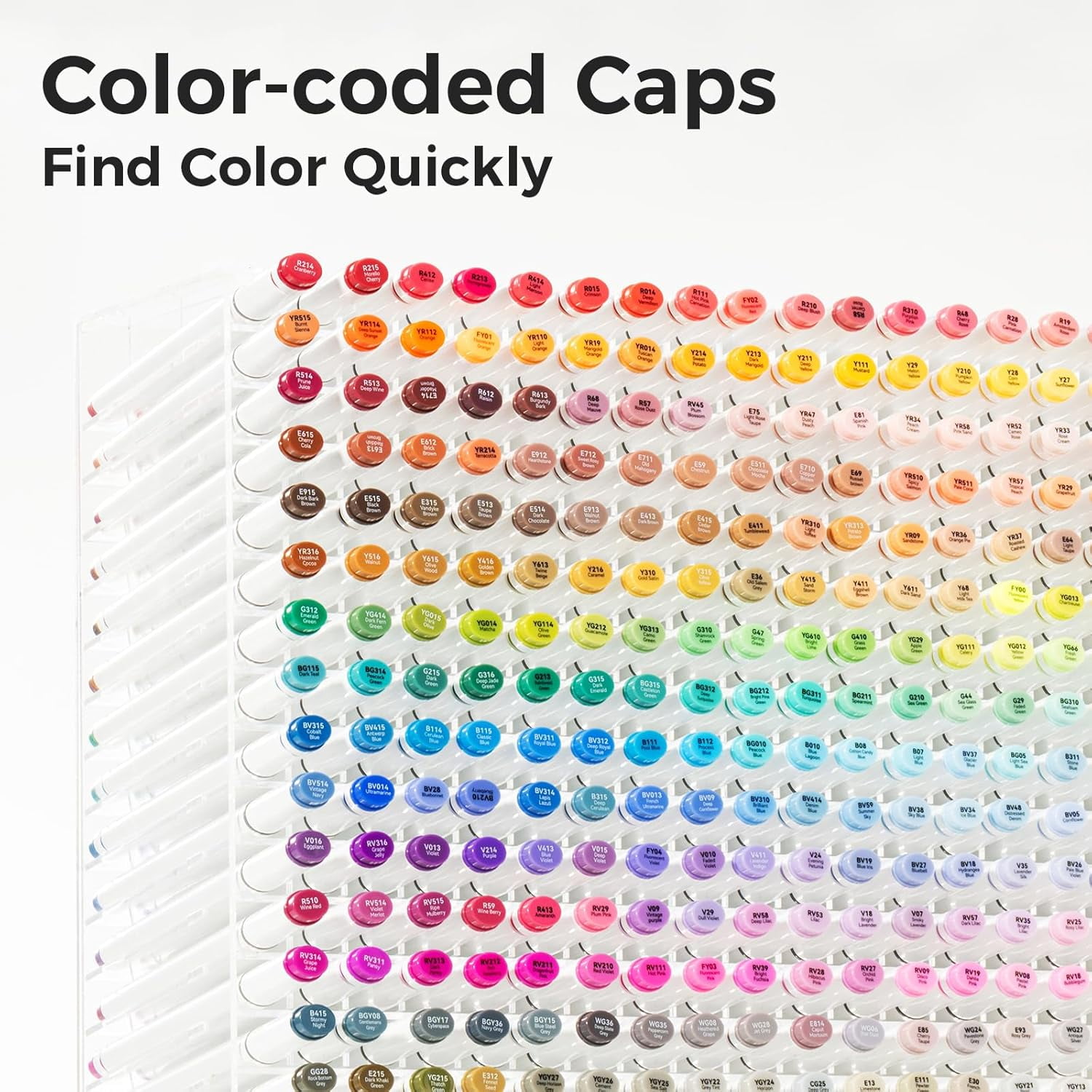 Ohuhu Alcohol Markers Dual Tip Art Set (320 Count, Assorted Colors) ky1vg