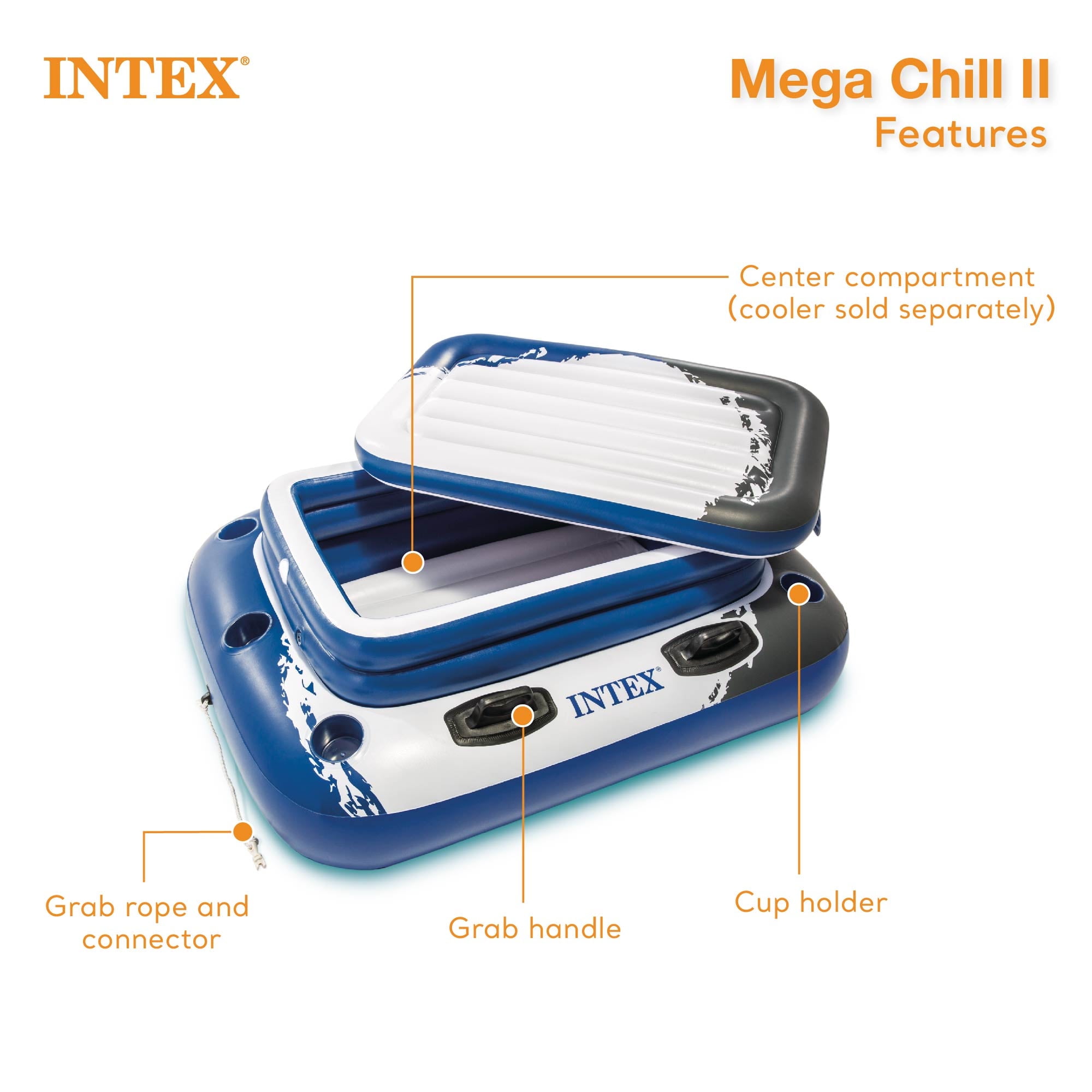Intex Ultra XTR Above Ground Swimming Pool Set with Floating Recliners and Inflatable Cooler (18 ft x 9 ft x 52 in) 82fut