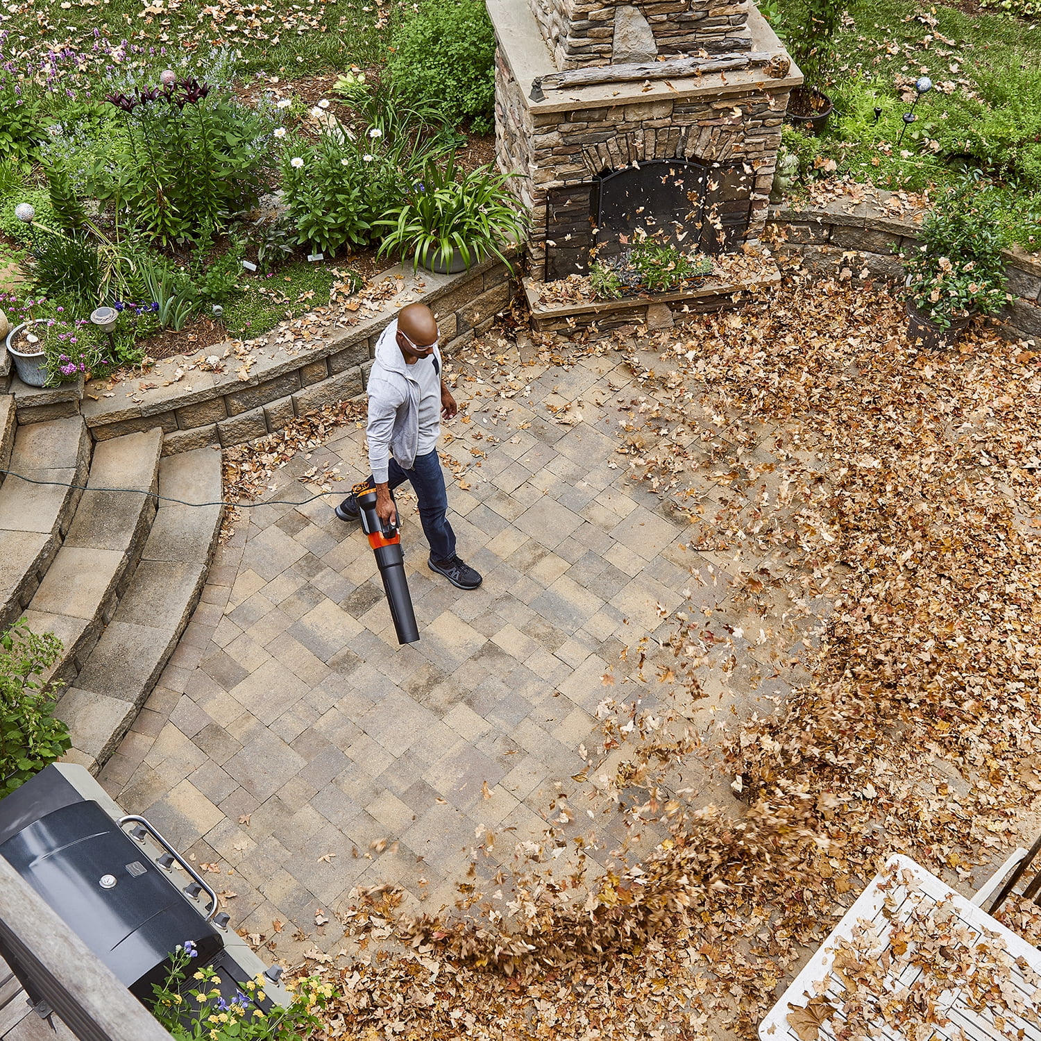Worx WG521 12 Amp TURBINE Electric Leaf Blower (800 CFM, 135 MPH) ew3u6