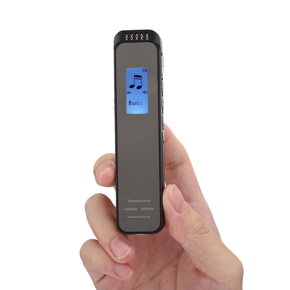 HQQGVVS Digital Voice Recorder, Portable Lossless Audio Recording Device with Password Protection and USB 2.0 (1 Unit) p4g4m