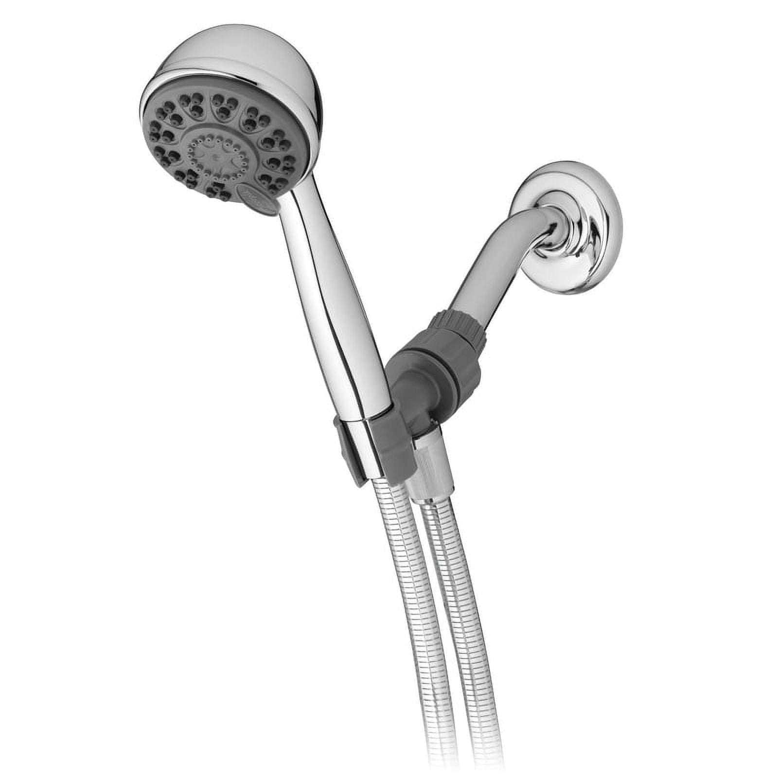 Waterpik EcoFlow Hand Held Shower Head with PowerPulse Massage (Chrome, 4 Spray Settings) 3chdm