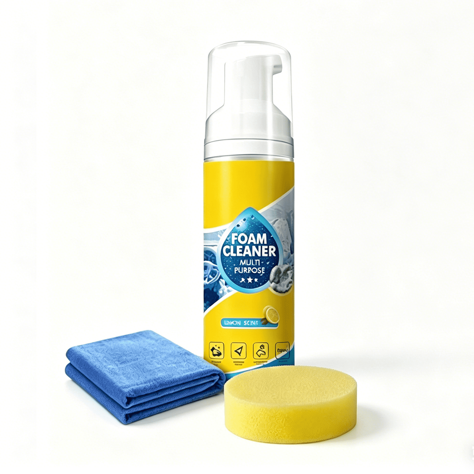 Mrasaso Multi-Purpose Foam Cleaner, Heavy-Duty Interior Stain Remover for Car and Home (5 oz) 8l2ud